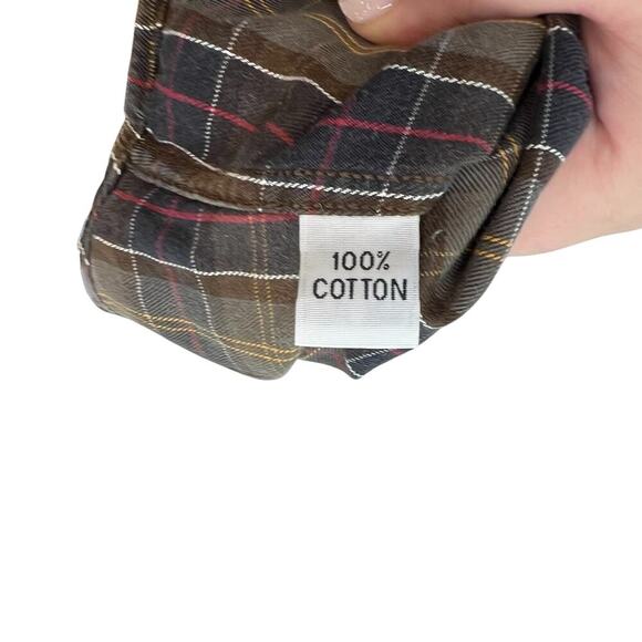 Barbour‎ Button Down Shirt Tailored Fit Check Plaid Long Sleeve Mens Size XL - Picture 9 of 10